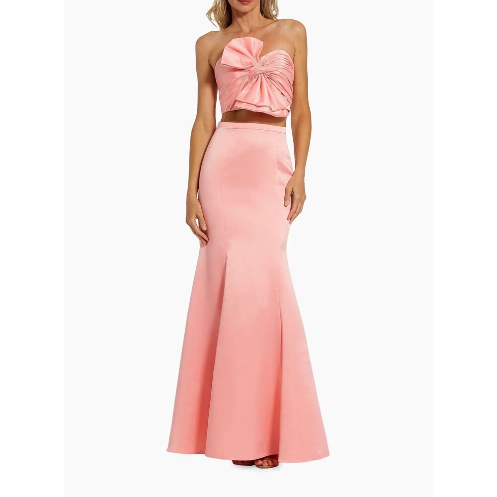 NWT Mac Duggal Strapless Bow Top & Mermaid Skirt 2-Piece Set Size US6 $398
